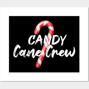 Candy Cane Crew Funny Christmas Posters and Art